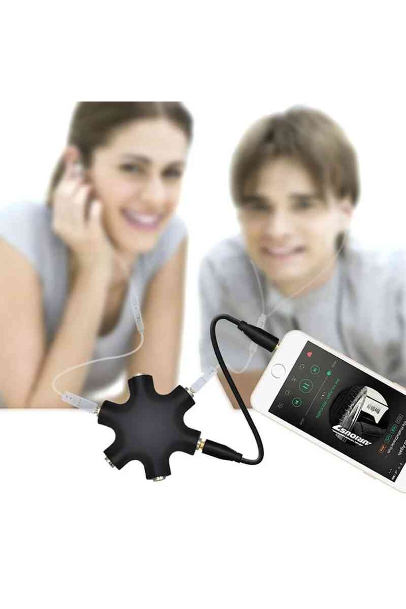 PowerMaster PM-24172 6'LI 3.5mm Stereo AUX Çoklayıcı - Görsel 3
