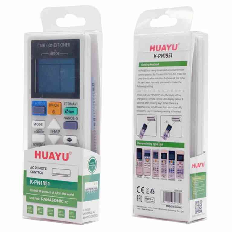 Huayu K-PN1851 Universal AC Panasonic Klima Kumandası - Görsel 3