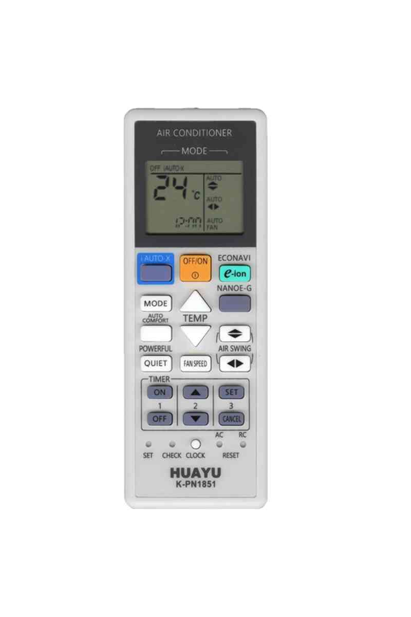Huayu K-PN1851 Universal AC Panasonic Klima Kumandası - Görsel 1