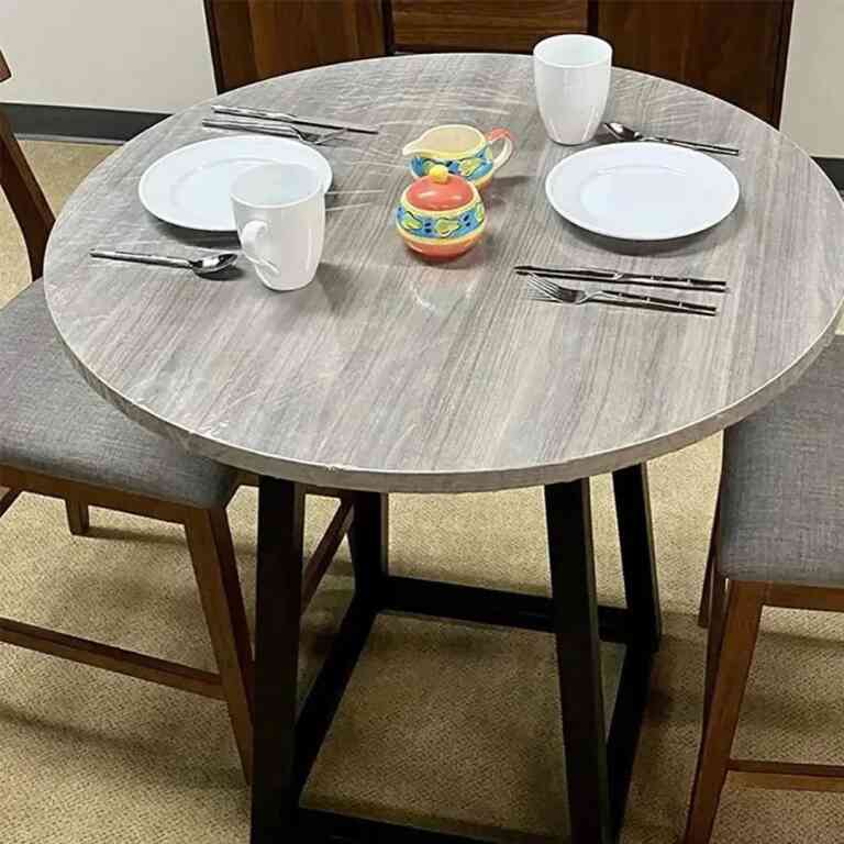 Sunup SN-24899 Pvc Şeffaf Yuvarlak Masa Örtüsü Su Geçirmez Alez Etkinlik Örtüsü 10 Adet 120cm - Görsel 4