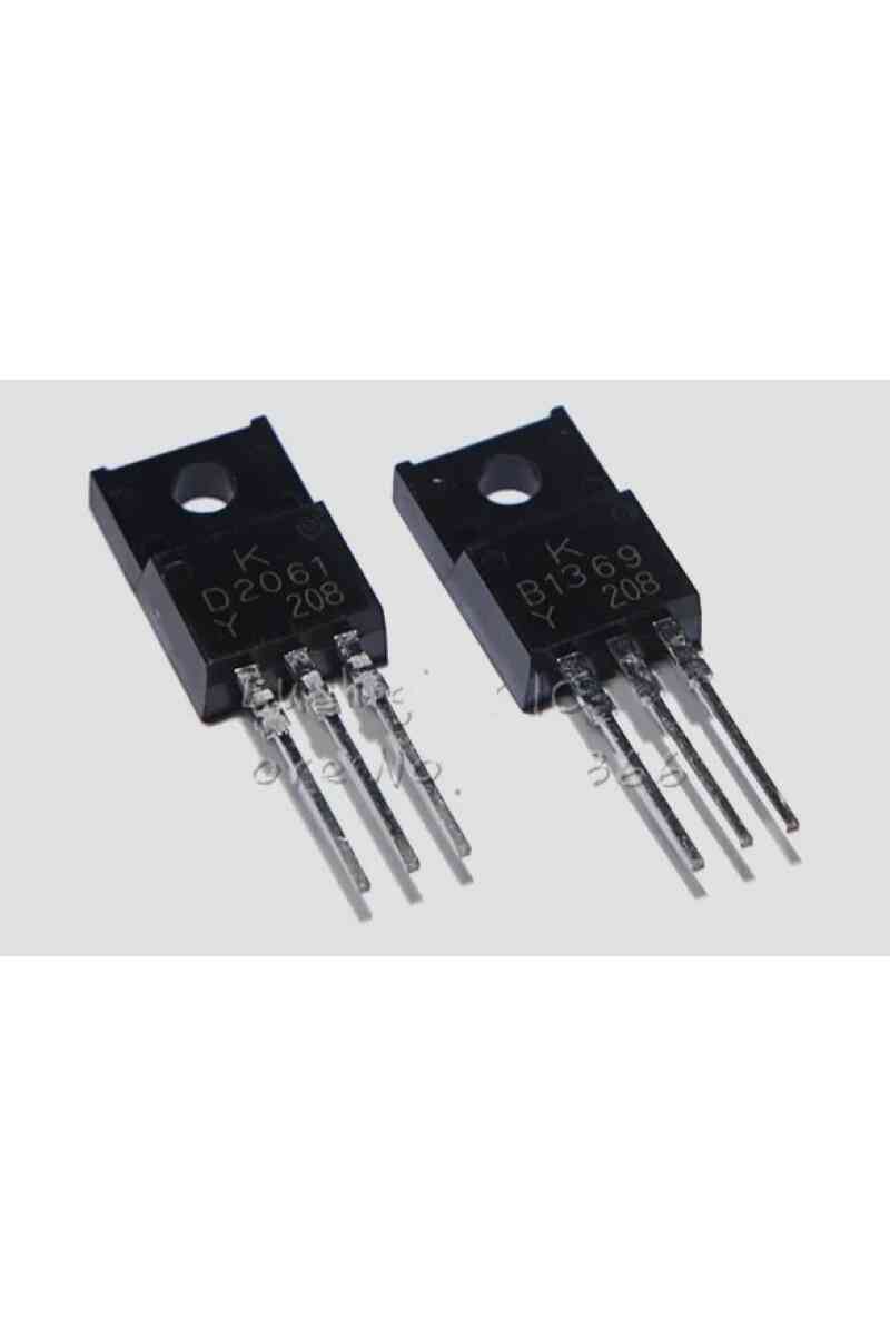 2SD 2061 TO-220F Transistör - Görsel 2