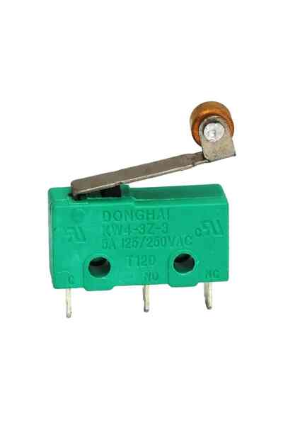 PowerMaster Micro Switch Lehim Bacak Makaralı 5A 250 Vac IC-168