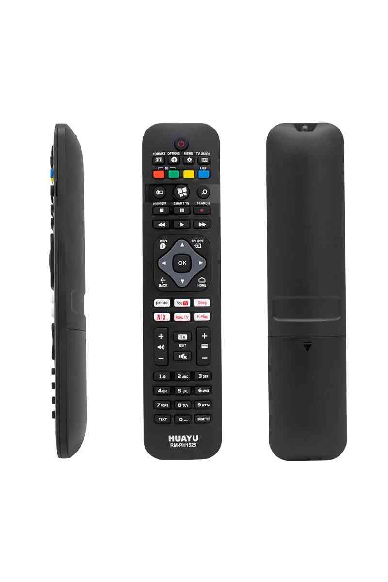 Huayu RM-PH1525 Philips Netflix - Youtube- Prime Video Tuşlu Universal Lcd-Led Tv Kumanda - Görsel 1