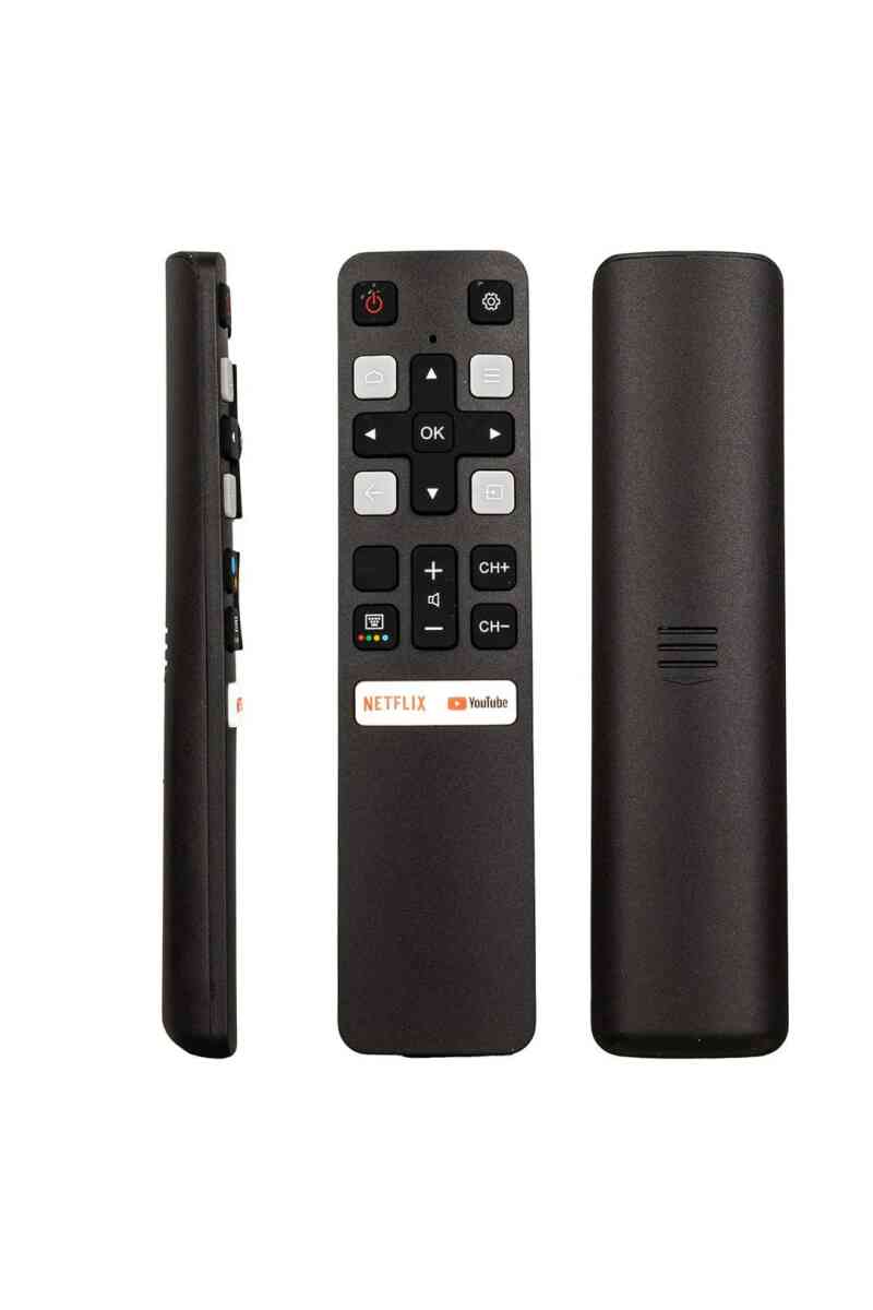Tcl RC 802V - FNR1 - HTC120 - RC25324 Netflix - Youtube Tuşlu Ses Komutsuz Lcd Led Tv Kumanda - Görsel 1