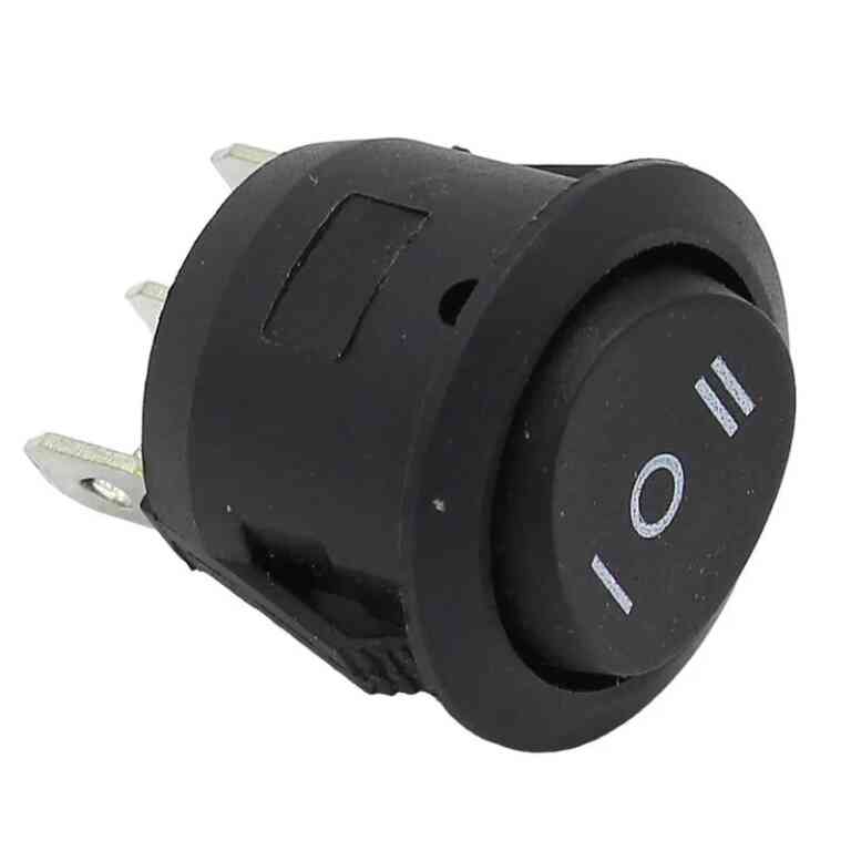 Powermaster PM-31598 Üç Konumlu 1.0.2 Işıksız Yuvarlak Anahtar - Görsel 2