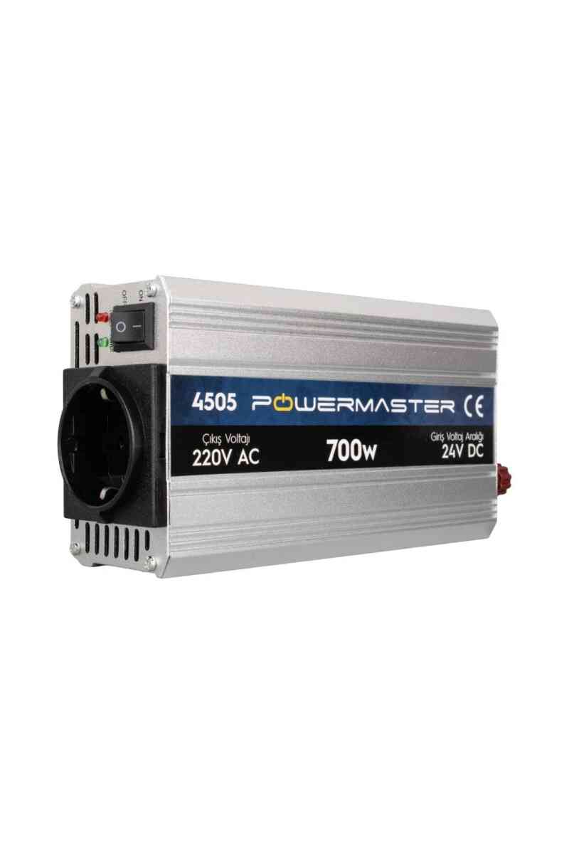 PowerMaster PM-4505 24 Volt - 700 Watt Modifiye Sinüs İnverter - Görsel 1