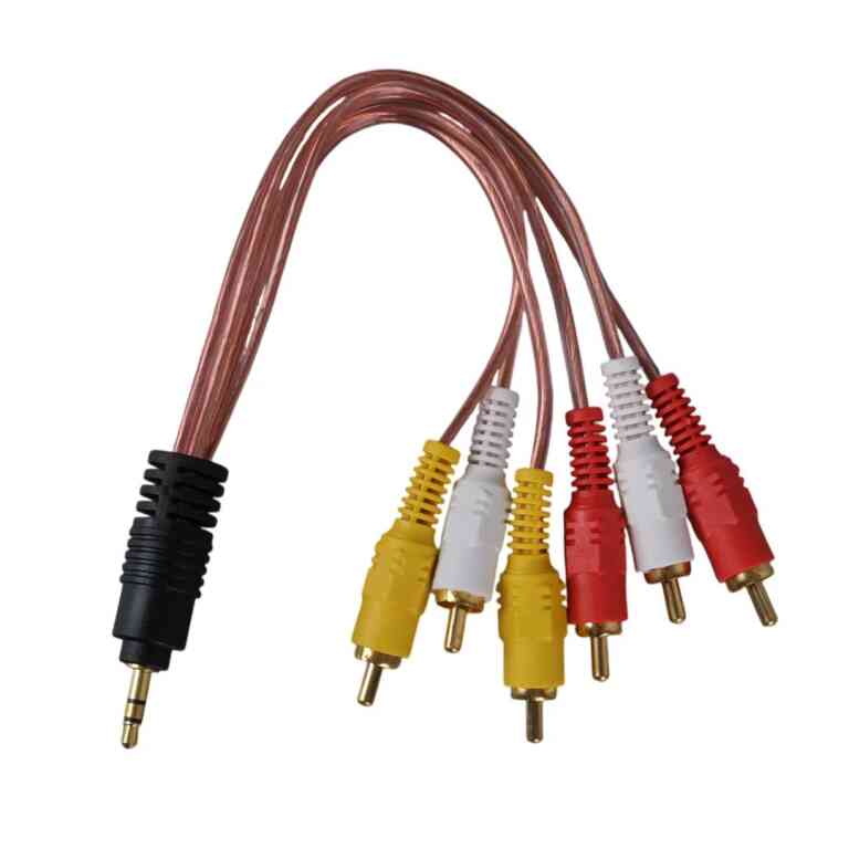 3.5 Mm Stereo Erkek -6 Tos Erkek 5+1 Ses Sistemi Kablosu - Görsel 2