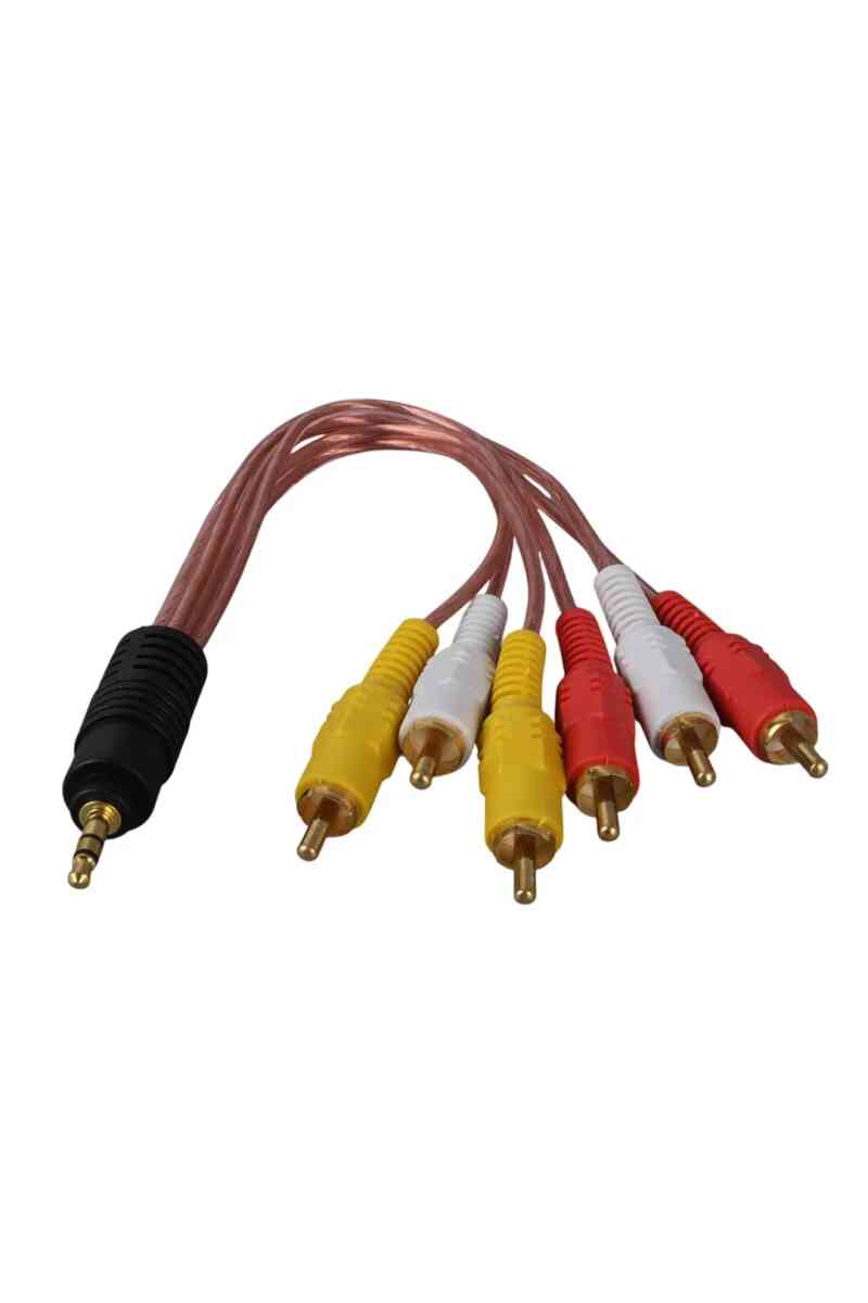 3.5 Mm Stereo Erkek -6 Tos Erkek 5+1 Ses Sistemi Kablosu - Görsel 1