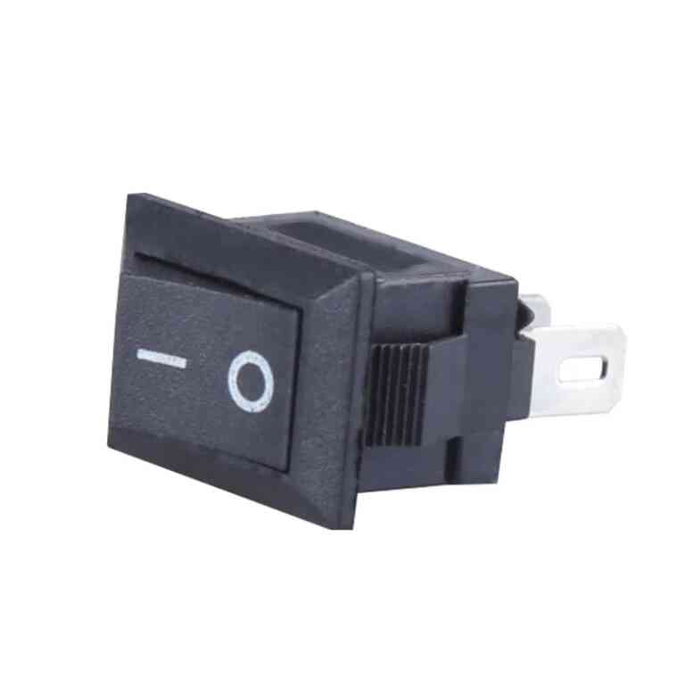 TK 91 IC-120 Yükseltici Anahtarı 2 Pin Siyah 3Amper - 250Volt - Görsel 2