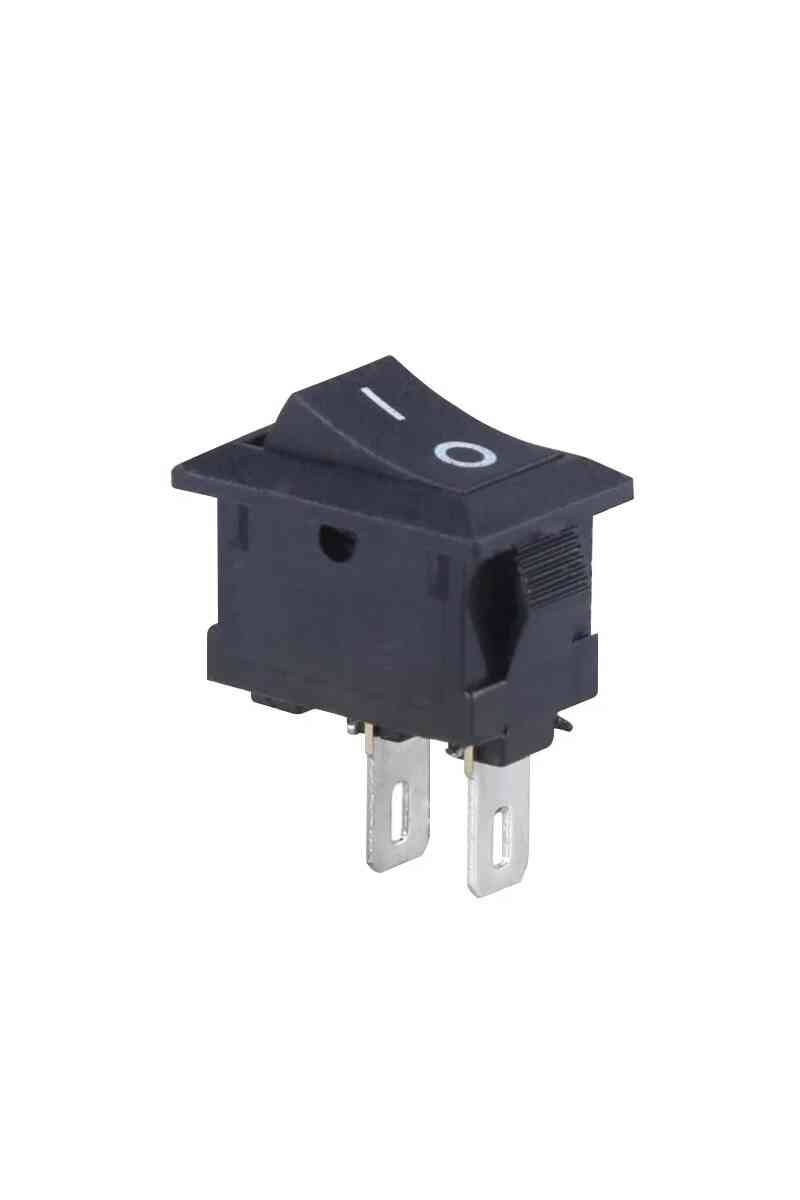 TK 91 IC-120 Yükseltici Anahtarı 2 Pin Siyah 3Amper - 250Volt - Görsel 1