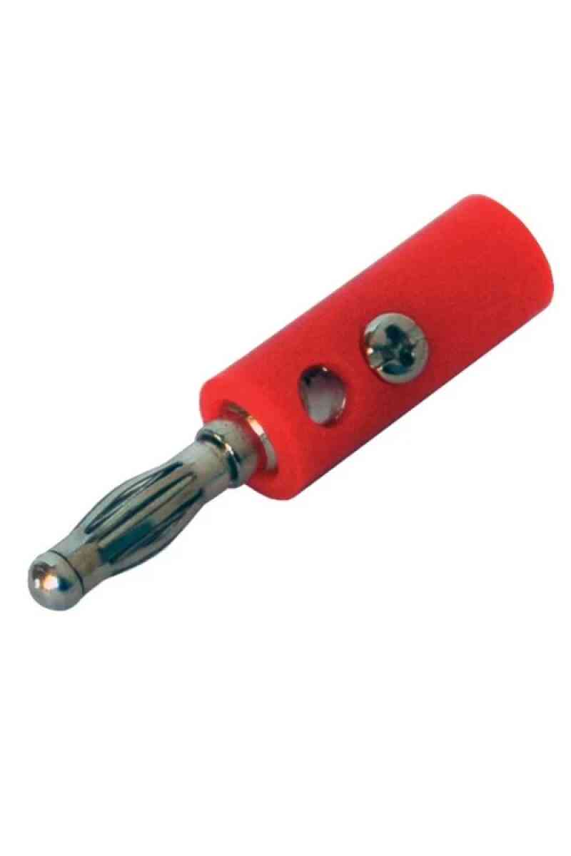 PowerMaster IC-238A Kırmızı Banan Jack Fiş CX-03 - Görsel 1