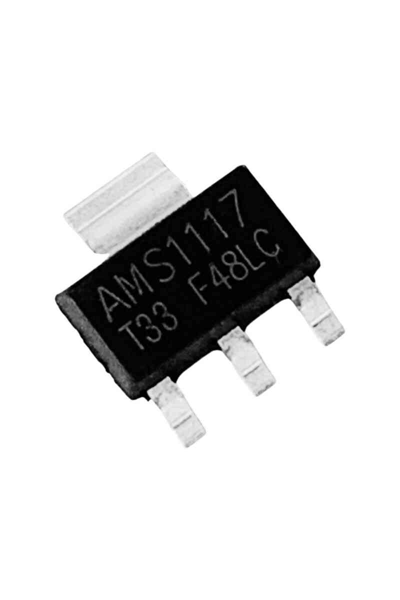 AMS 1117 3.3 V SMD SOT223 67PR N050A - Görsel 1