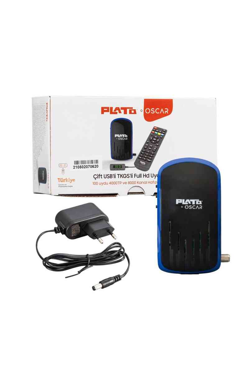 Plato Oscar Çift Usb'li Tkgs'li Full HD Uydu Alıcısı - Görsel 3