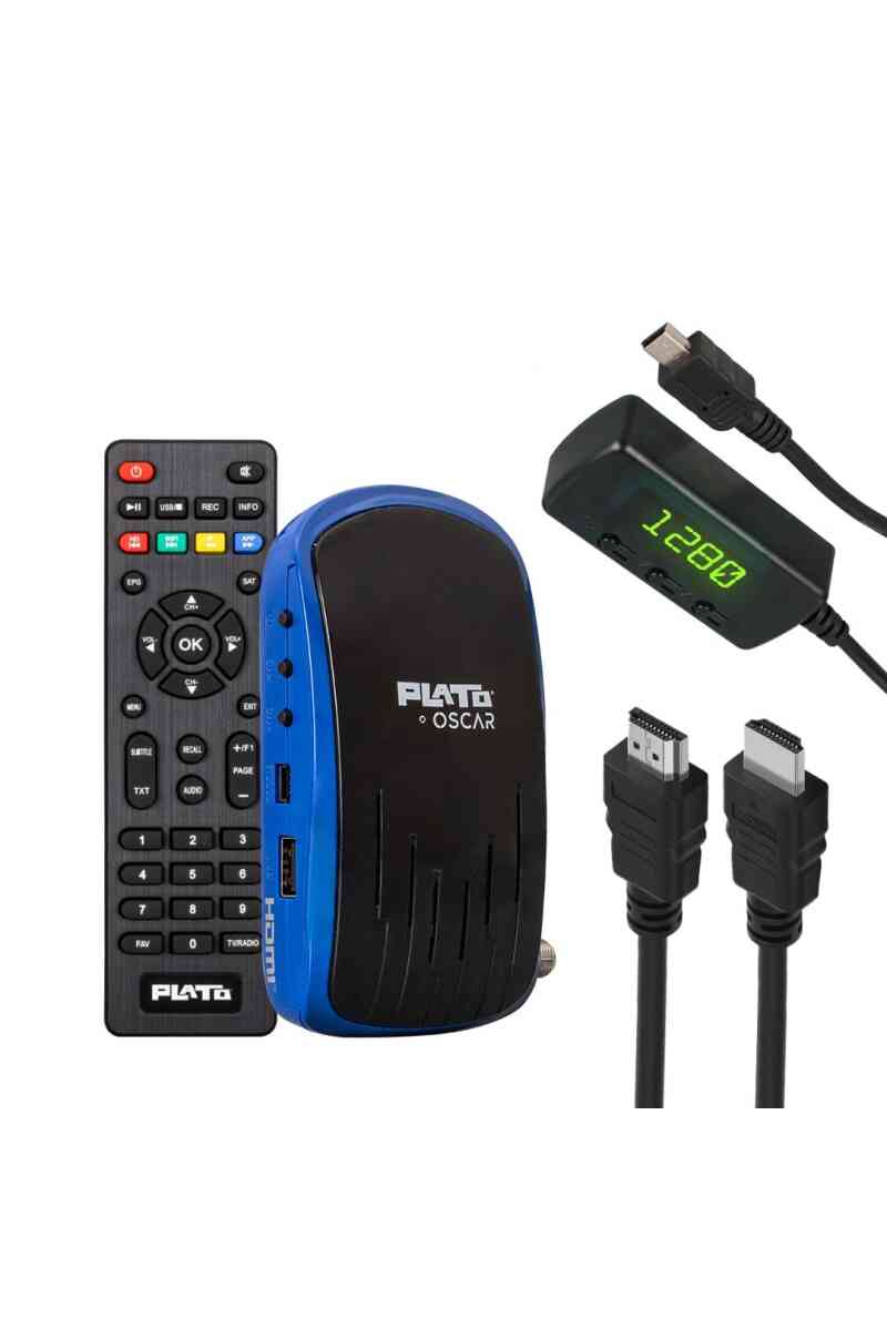 Plato Oscar Çift Usb'li Tkgs'li Full HD Uydu Alıcısı - Görsel 1