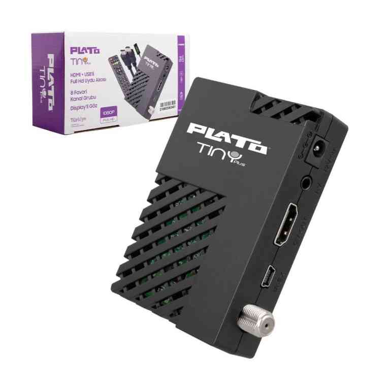 Plato Tiny Plus Wifi Destekli Full HD Uydu Alıcısı - Yerli Üretim - Görsel 2