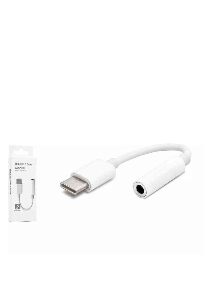 Hadron Hdx1057 Type-c (m) To Aux3.5 (f) Adaptör (sadece Xiaomi) Beyaz - Görsel 1