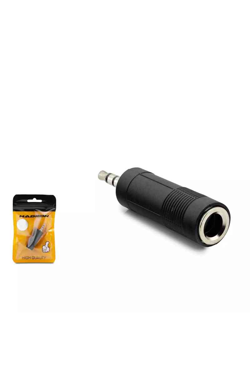 Hadron Hdx1331 Dc3.5 (m) To 6.5 (f) Adaptör Si̇yah - Görsel 1