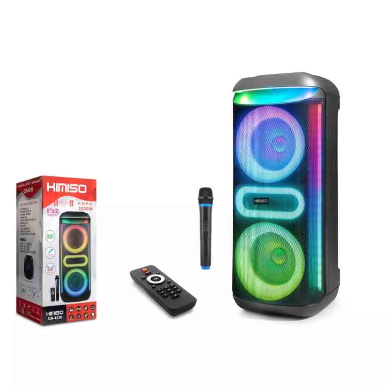 Kimiso Qs4236 Bluetooth Speaker 2x8" 290 * 310 * 740mm