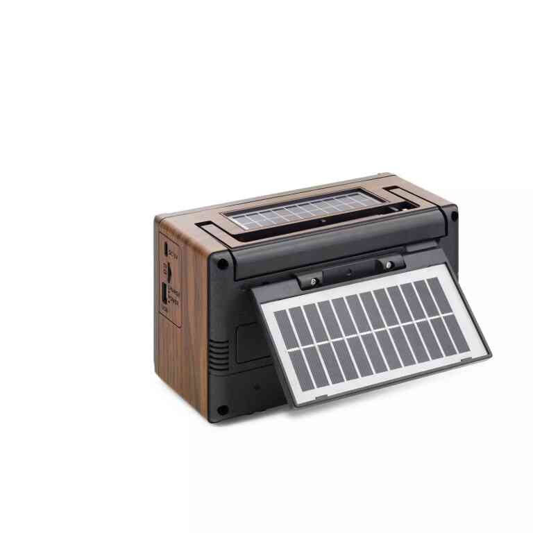 Golon Rx4988s Bluetooth Nostalji̇ Solar Speaker 195*114*122mm - Görsel 2