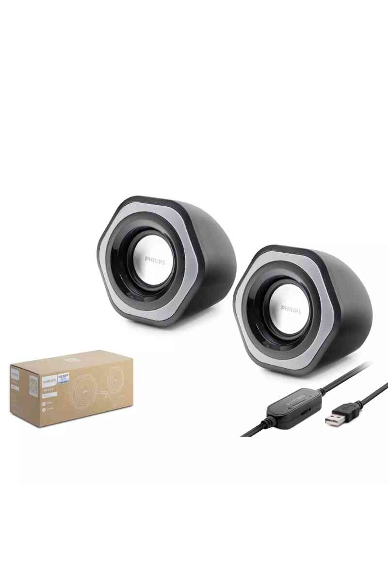 Philips Spa2209 2.0 Usb/3.5mm Jack Hoparlör Ses Kontrol Tuşu - Görsel 1