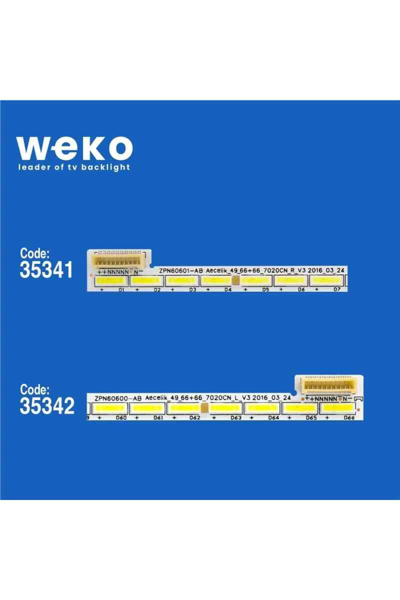 Arçelik A49L 9672 5B 49'' inç10 2 Adet Tv Led Bar - Görsel 3