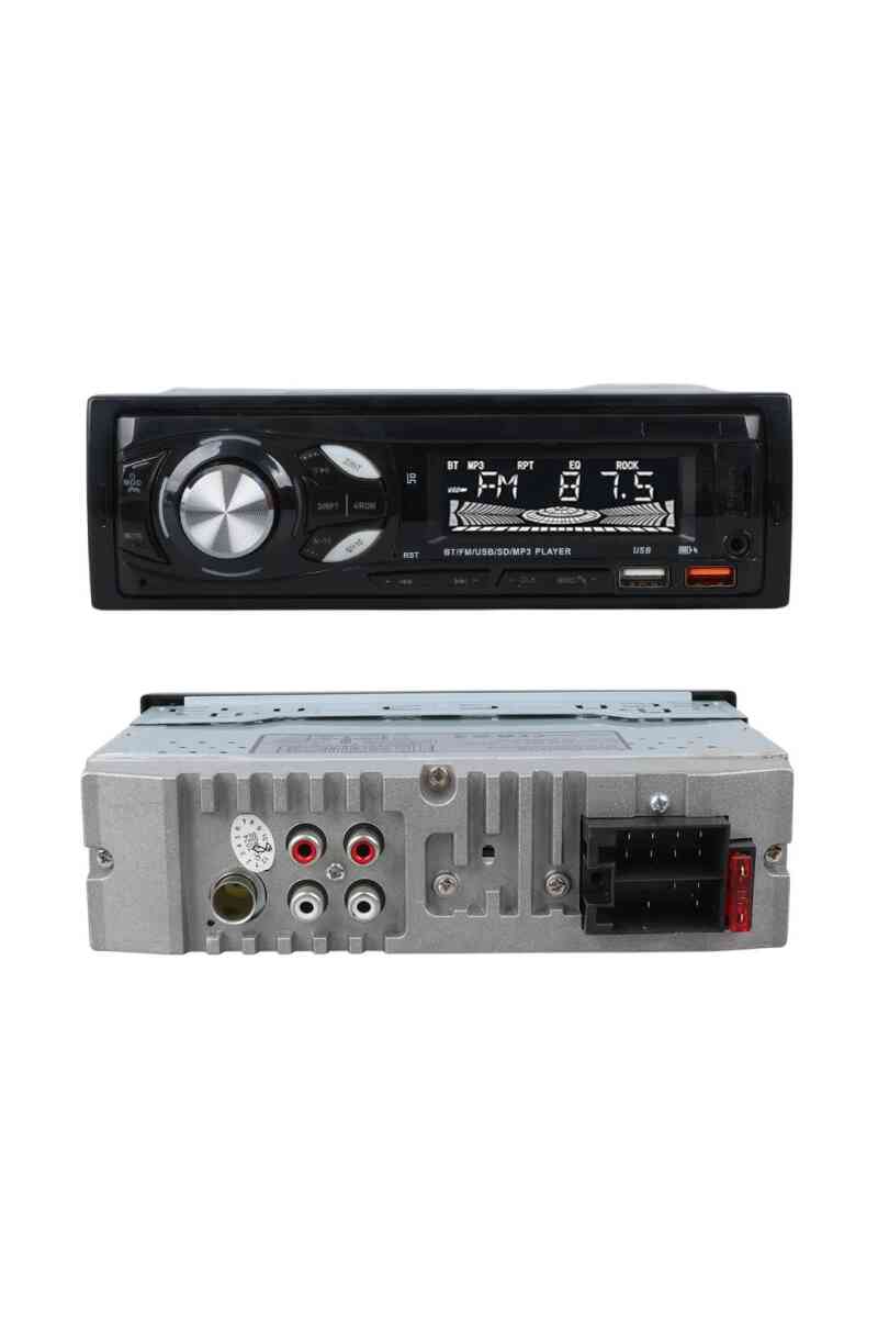 Carstar CS-107 Çift USB/SD/FM/AUX/Bluetooth Kumandalı Oto Teyp 4X60 Watt - Görsel 2