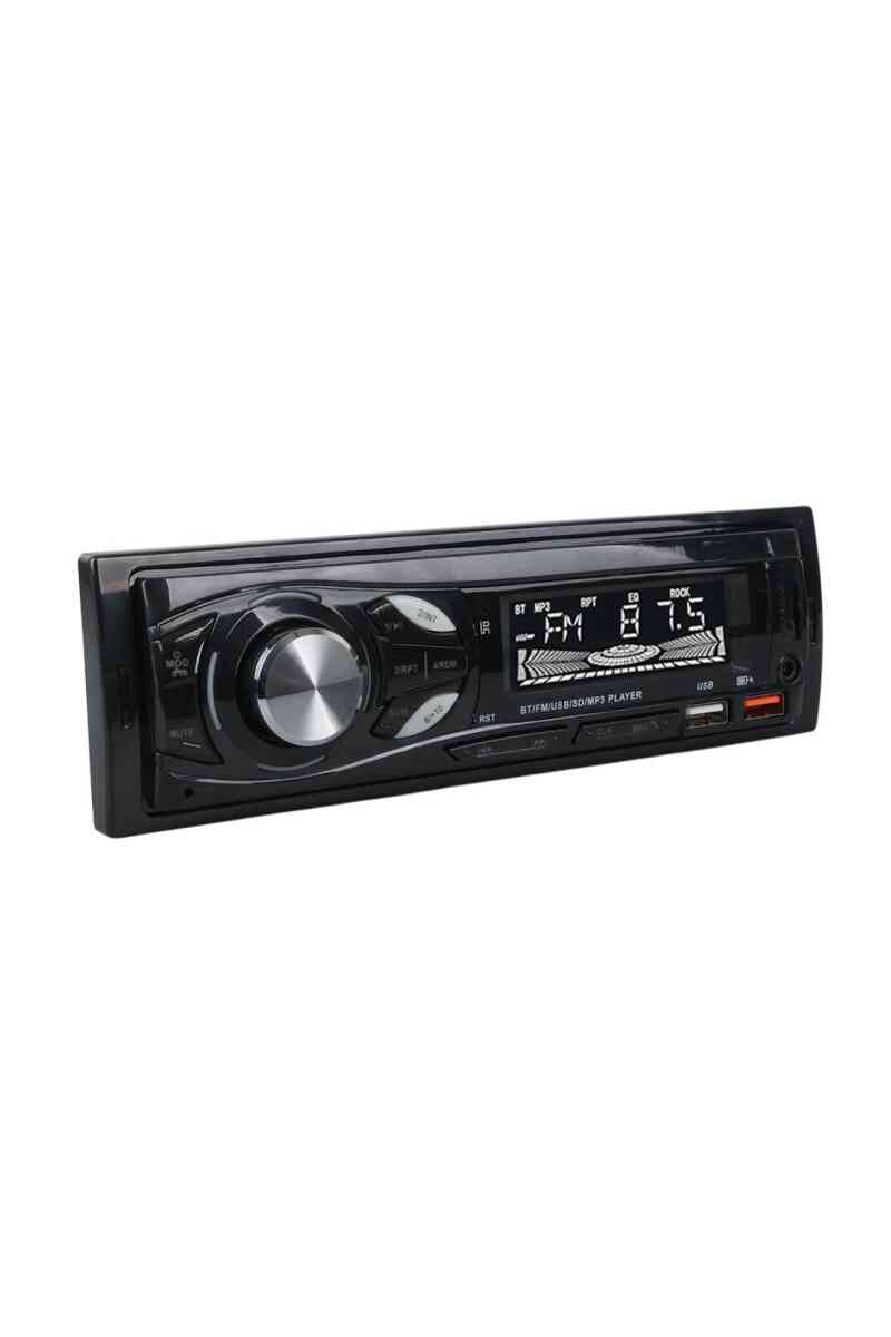 Carstar CS-107 Çift USB/SD/FM/AUX/Bluetooth Kumandalı Oto Teyp 4X60 Watt - Görsel 1