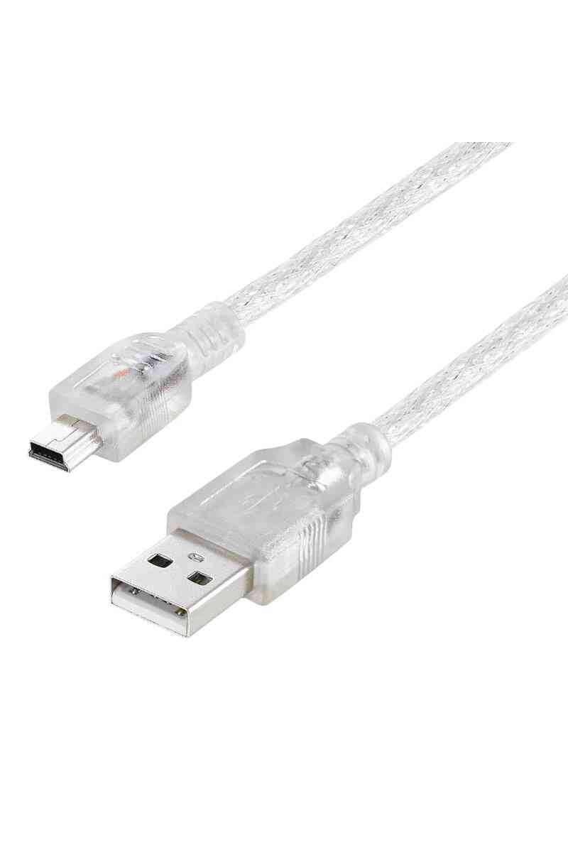 Powermaster iPod Şarj Aleti Kablosu 5 Pin Geniş 1.5 Metre Şeffaf - Görsel 1
