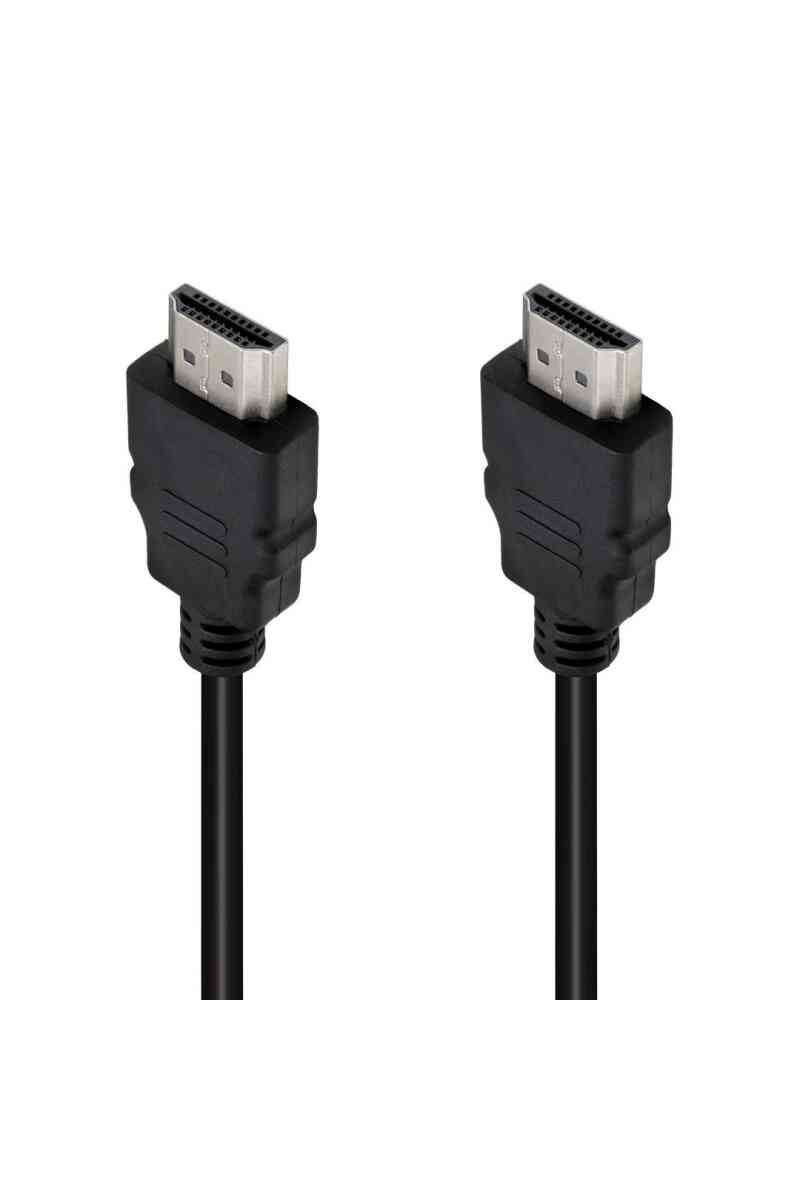 PowerMaster PM-31396 Plastik Düz Siyah 50 cm Poşetli HDMI Kablo - Görsel 1