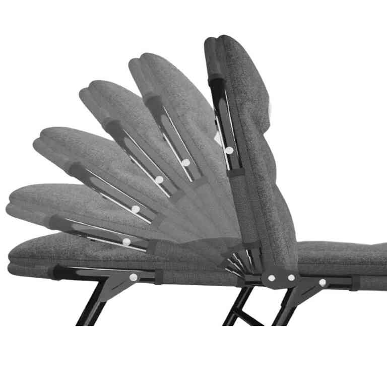 Sunup SN-26975 Taşınabilir Ayarlanabilir 5 Kademe Sünger Kamp Yatak Şezlong (Kazayağı) - Görsel 2