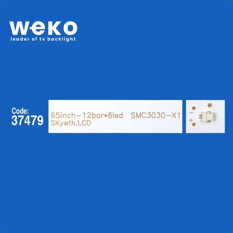 Wkset-6811 37479X12 65İnch-12Bar*6Led Smc3030-X1 Yal13-0063030M-01 12 Adet Led Bar - Görsel 2