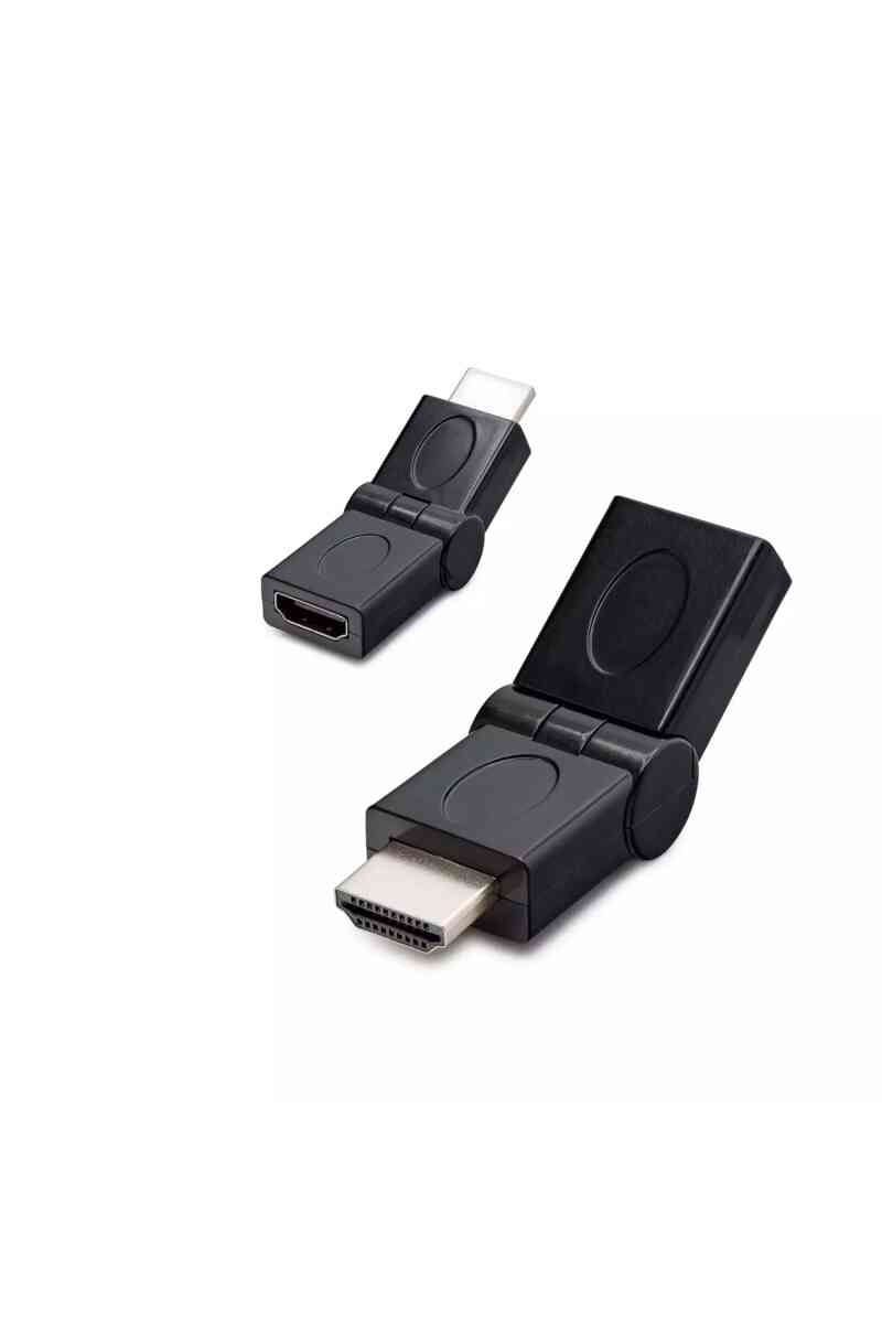 Hadron Hdx1257 Hdmi (m) To Hdmi (f) Adaptör L Ti̇p Si̇yah - Görsel 1
