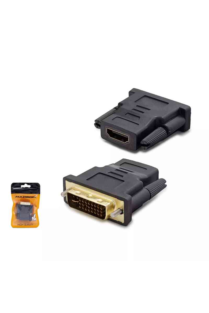 Hadron Hdx1260 Dvi (m) To Hdmi (f) Adaptör 24+5 Si̇yah - Görsel 1