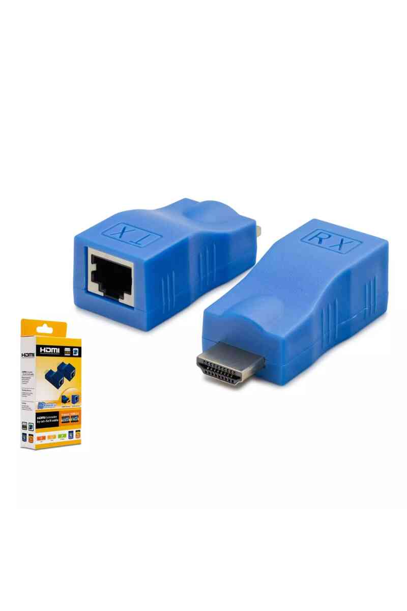 Hadron Hdx1274 Hdmi Extender 30m Mavi̇ - Görsel 1