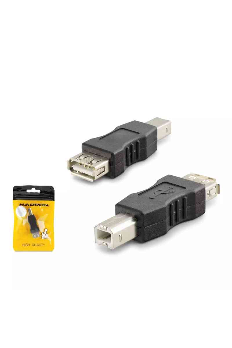 Hadron Hdx1354 Usb-b (m) To Usb (f) Adaptör (printer) Si̇yah - Görsel 1
