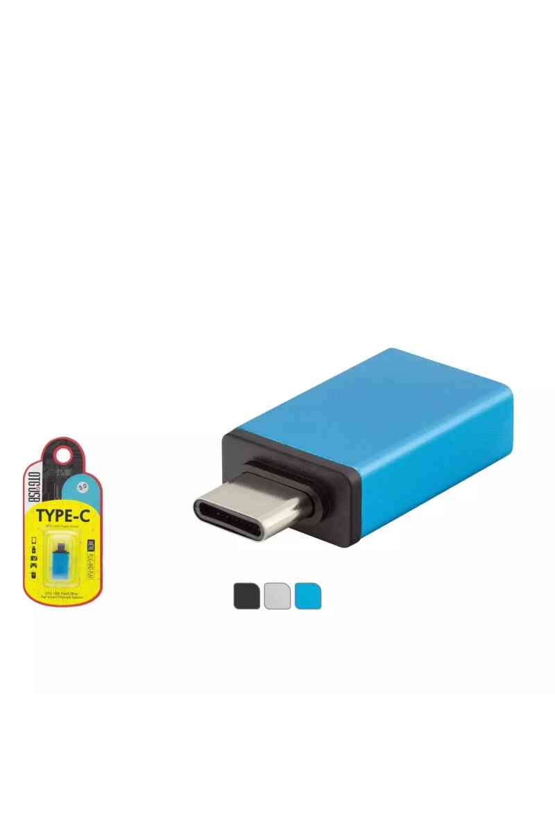 Hadron Hdx5050 Type-c (m) To Usb3.0 (f) Adaptör Otg Çok Renkli̇ - Görsel 1