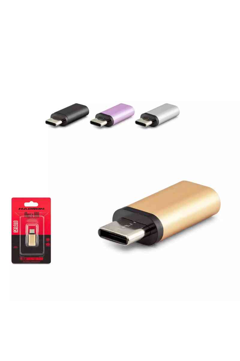 Hadron Hdx5053 Type-c (m) To Lighting (f) Adaptör Otg Çok Renkli̇ - Görsel 1