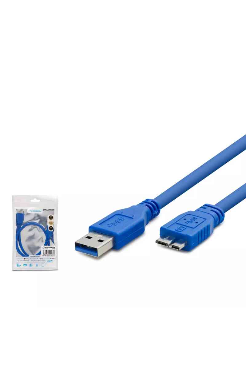 Hadron Hdx7517 Usb3.0 To Note4 Harddi̇sk Kablosu 1.5m Mavi̇ - Görsel 1