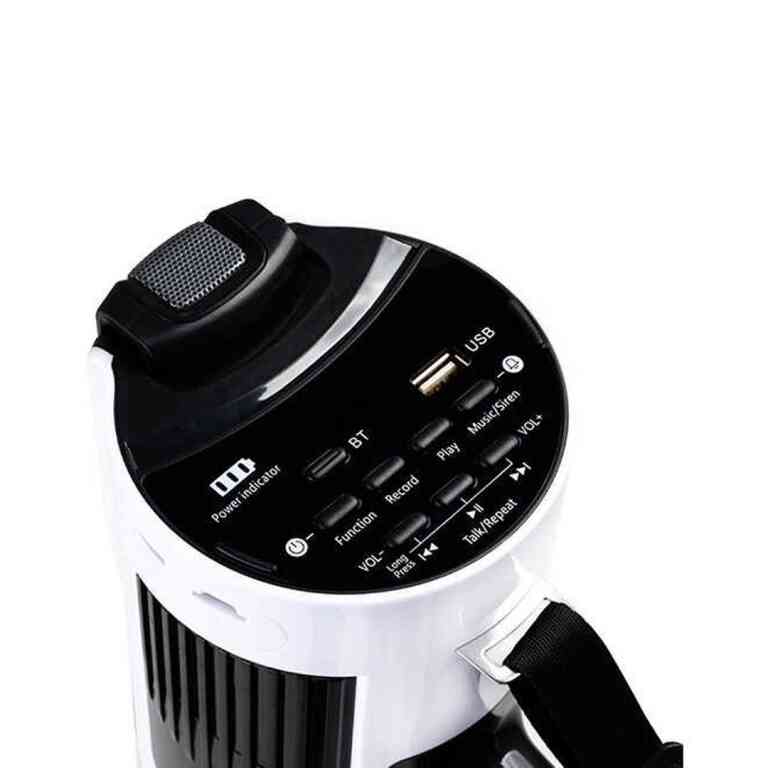Westa WM-90PU Type-C 100 Watt Mayk Mikrofonlu USB-TF-Bluetooth Megafon - Görsel 3