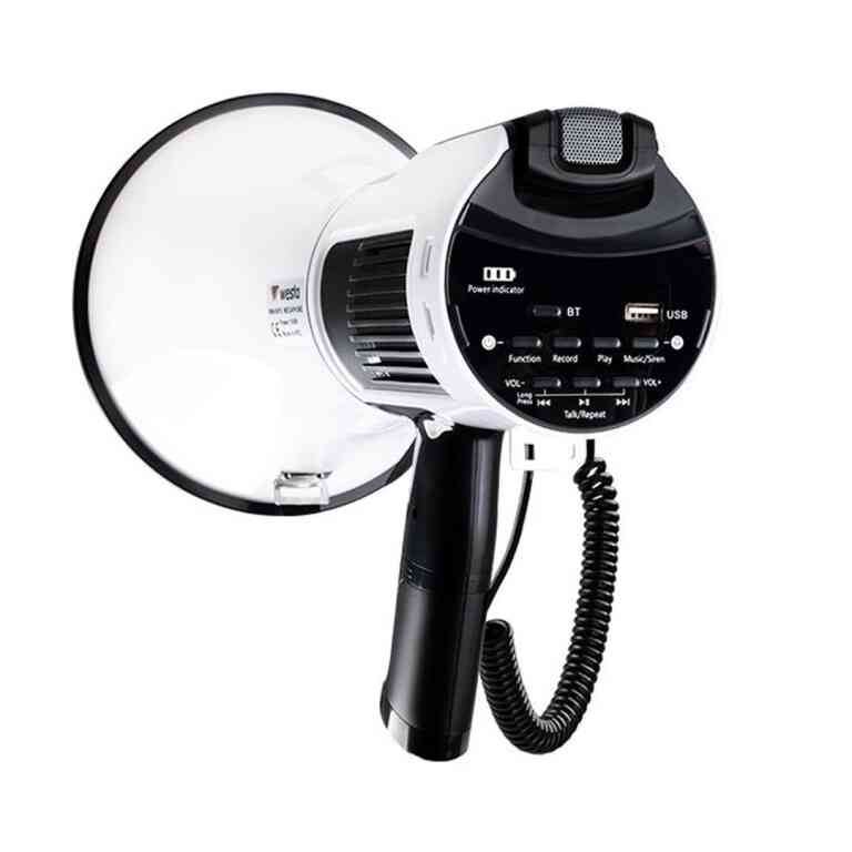 Westa WM-90PU Type-C 100 Watt Mayk Mikrofonlu USB-TF-Bluetooth Megafon - Görsel 2