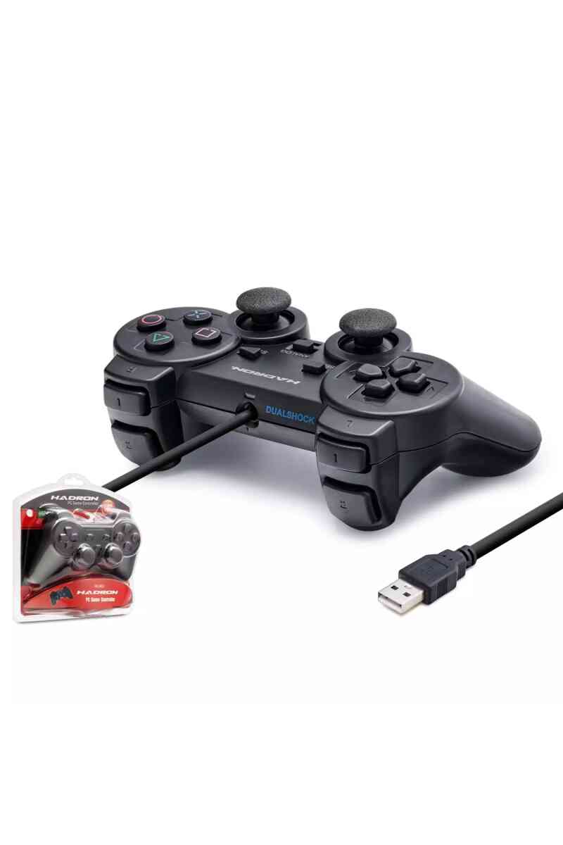 Hadron Hd302 Pc Usb Gamepad 140cm Si̇yah - Görsel 1