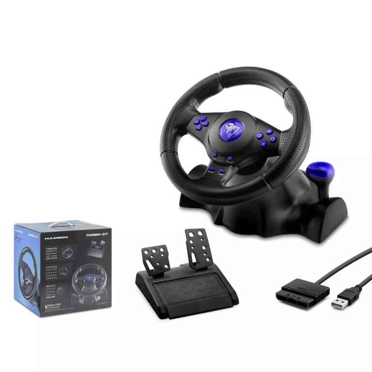 Hadron Vw9803 Oyuncu Di̇reksi̇yon Seti̇ 180° 3in1 Ps3/ps2/pc Si̇yah